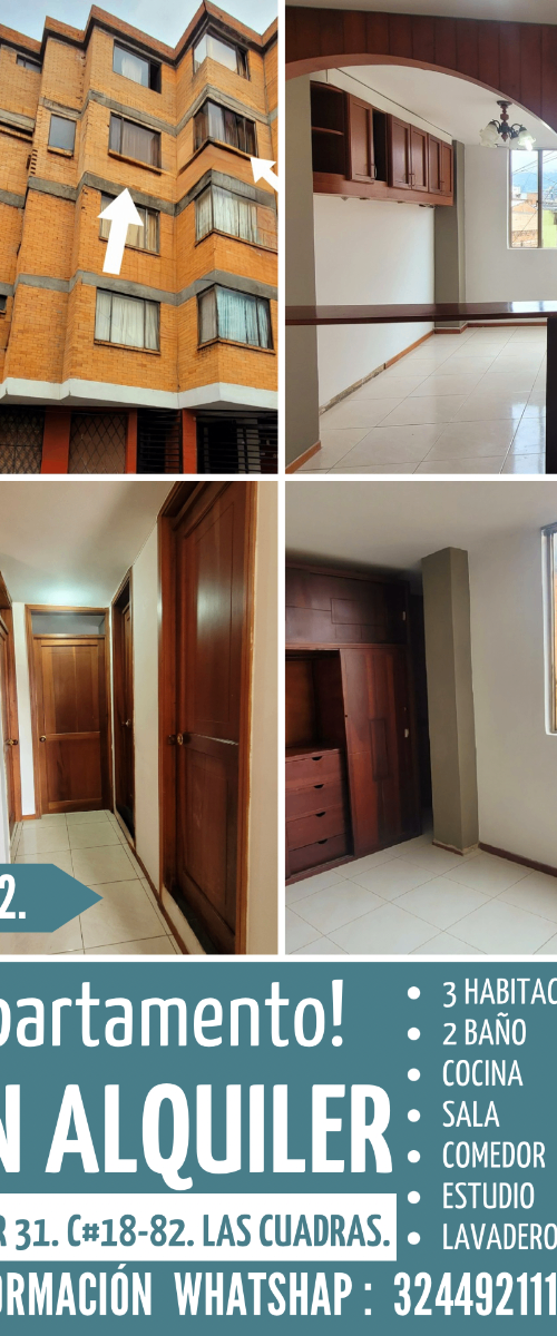 Apartamento en arriendo en Pasto