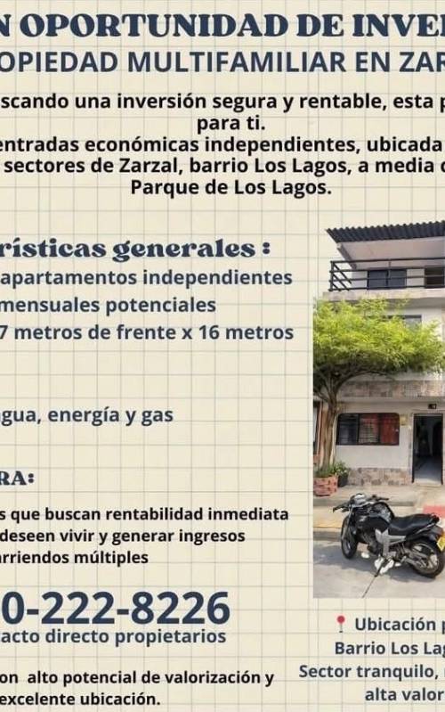 Casa en venta en Zarzal