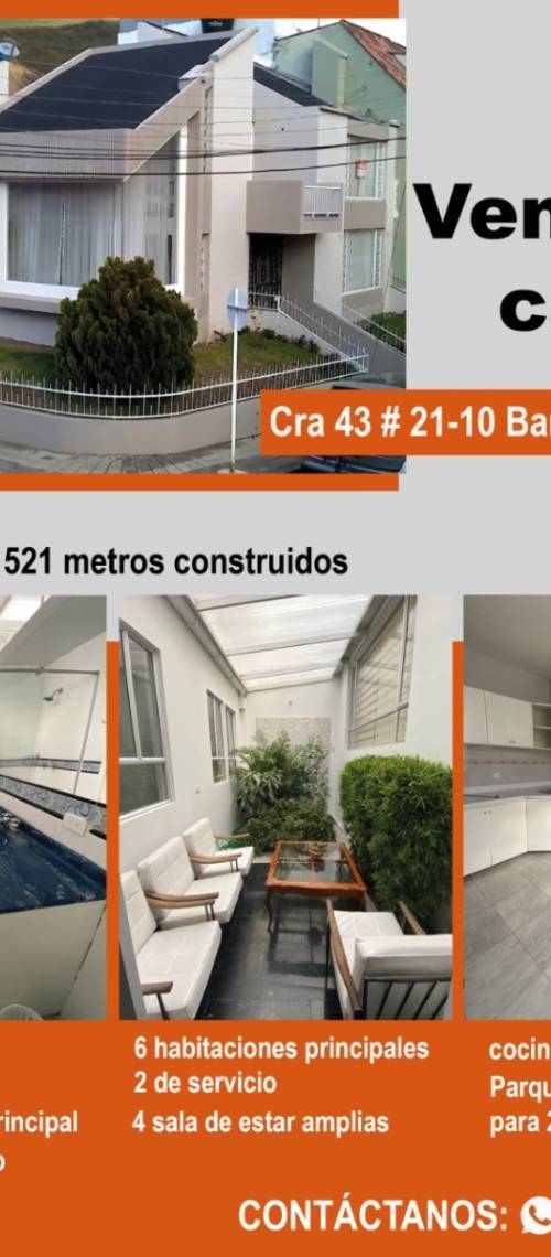 Casa en venta en Pasto