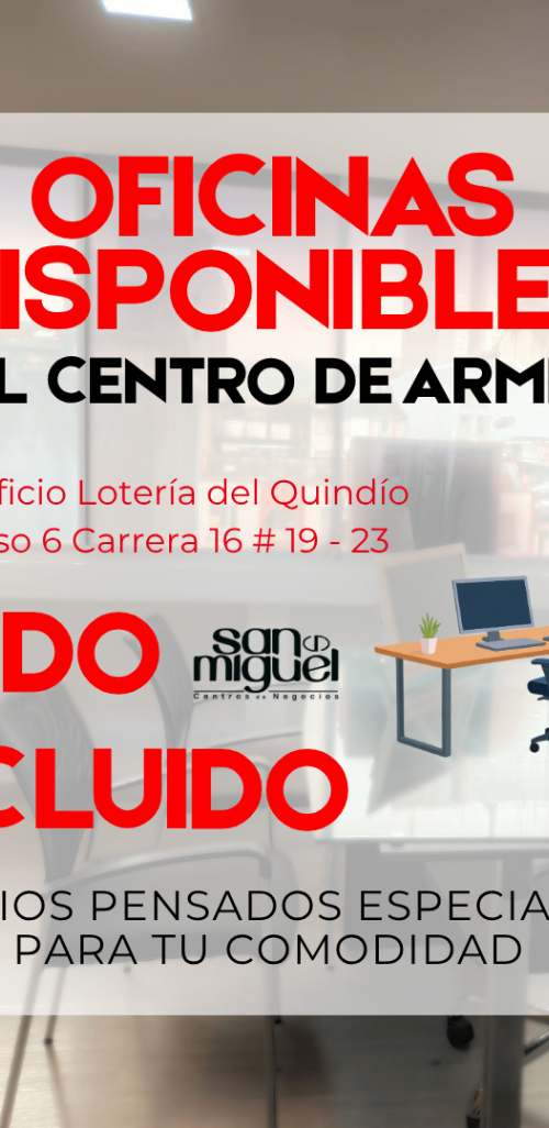 Oficina en arriendo en Circasia