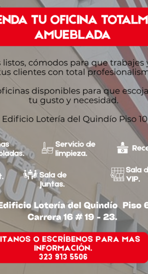 Oficina en arriendo en Circasia